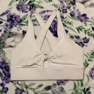 Fabletics white Sports Bra